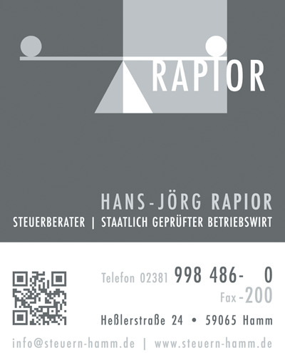 Logo Steuerbrater Hans-Jörg Rapior